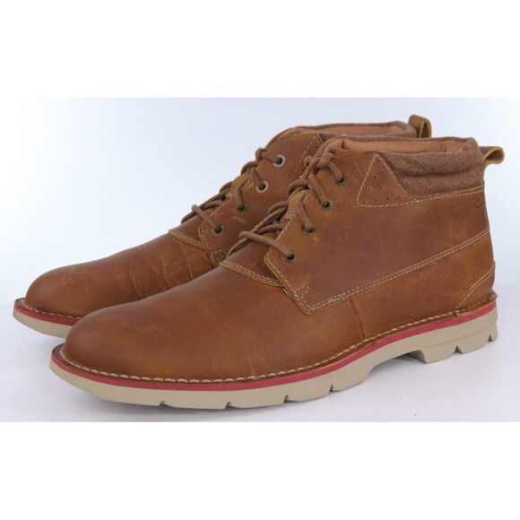 Clarks Varick Hill $150 Men\'s Chukka Boots Size 12 M Leather Tan main image 5